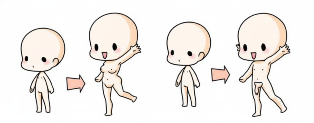 青春期身體變化圖